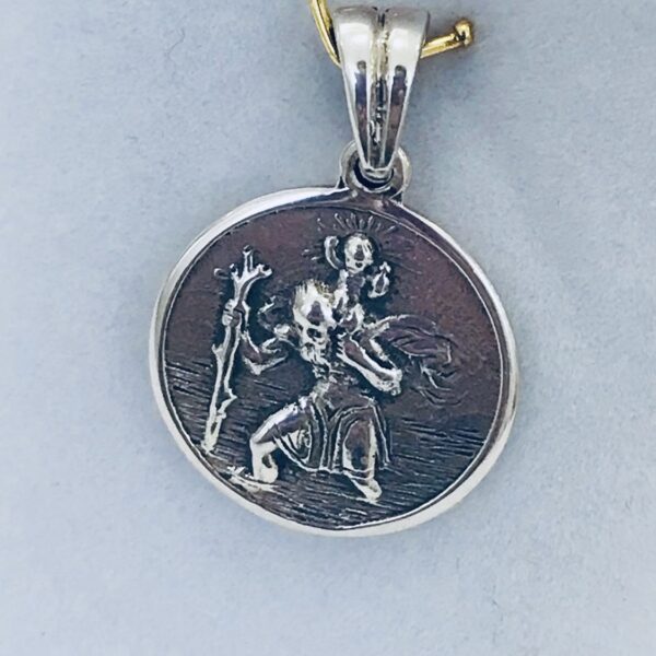 Medalla Religiosa Plata 925 San Cristobal