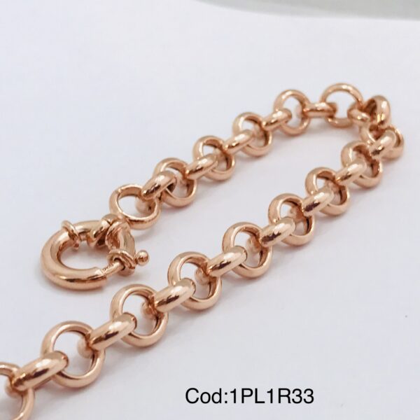 Pulsera Rosegold Plata 925