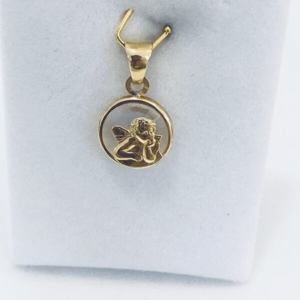 Medalla Angel oro 18k