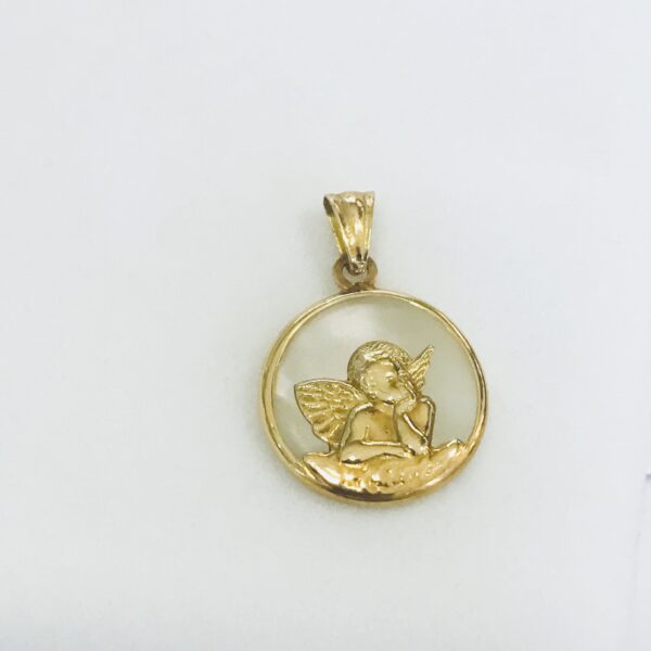 Medalla Angel oro 18k