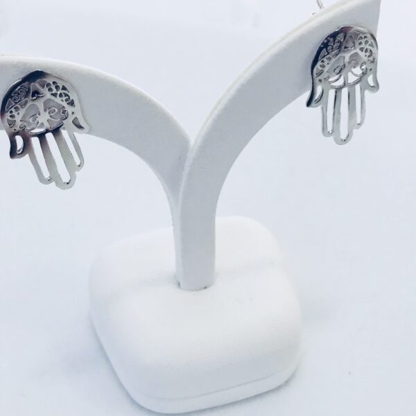 Caravanas Plata 925 Mano Fátima