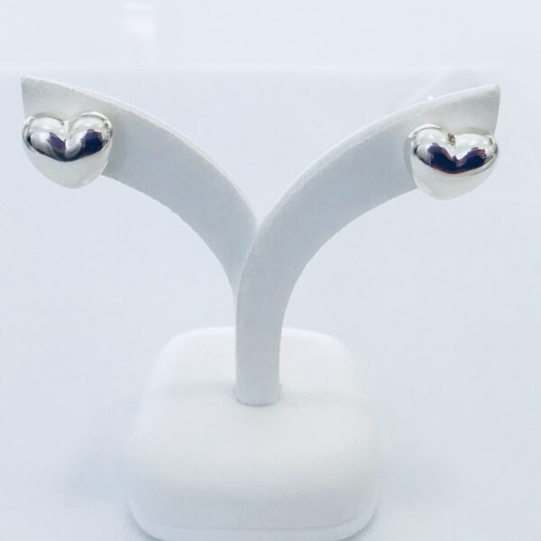 Caravanas Plata 925 Corazón