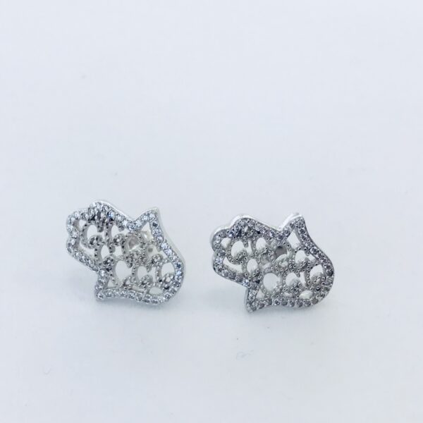 Caravanas Plata 925 Mano Fátima