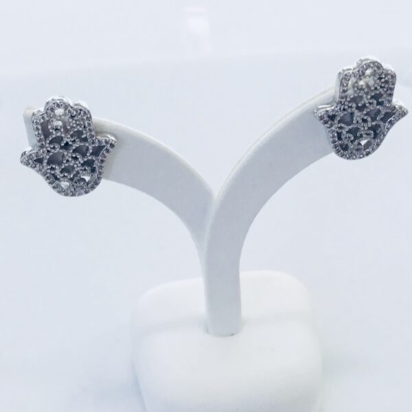 Caravanas Plata 925 Mano Fátima