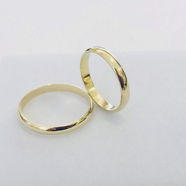 Par alianzas bombe  Oro 18kts