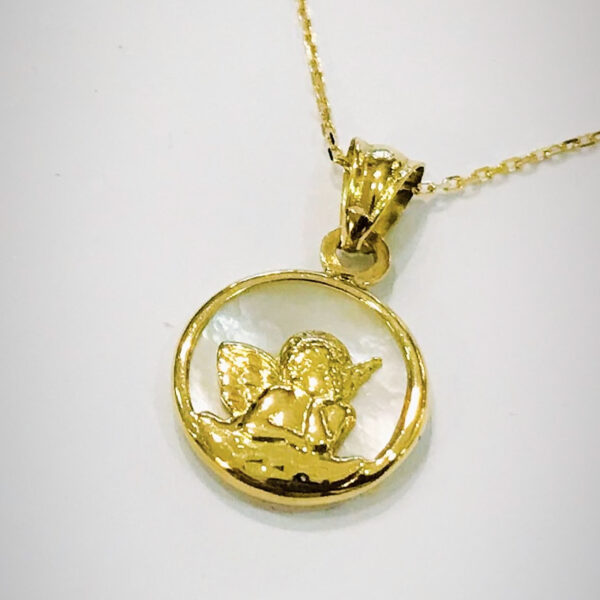 Medalla Angel oro 18k