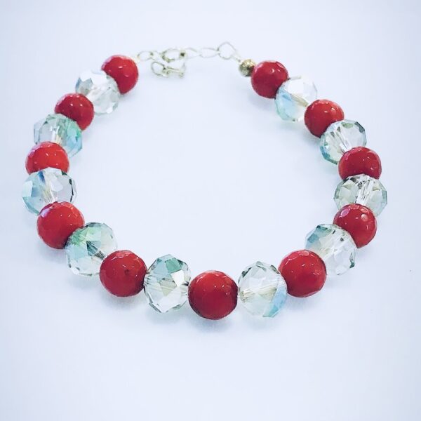 Pulsera Cristal Checo Plata 925