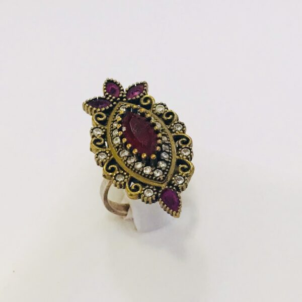 Anillo Plata y Oro  Turco