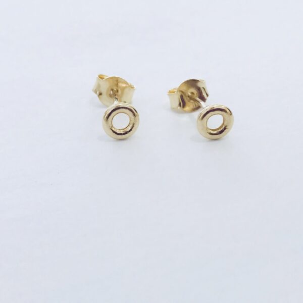 Caravanas Goldplated Plata 925