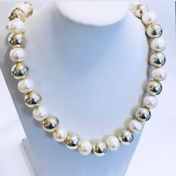 Cadena Perla Plata 925