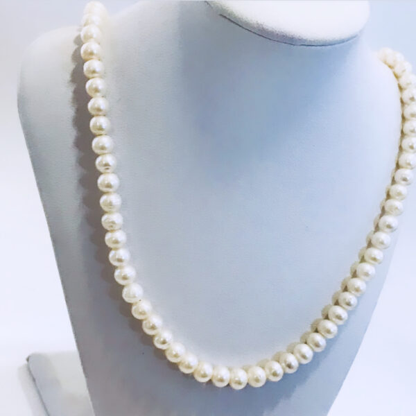 Cadena Perla Plata 925