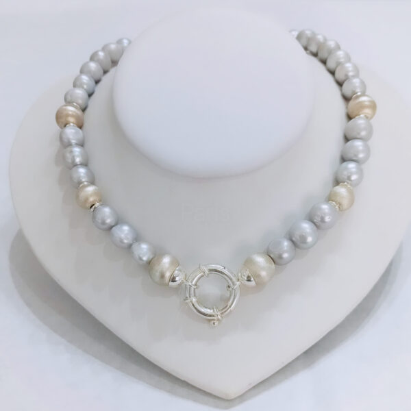 Cadena Perla Plata 925