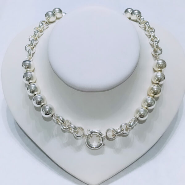 Cadena Bolita Plata