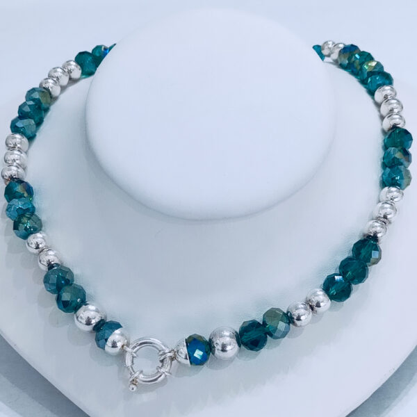 Cadena Cristal Swarovski Plata  925