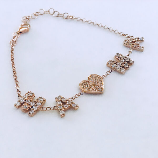 Pulsera Rosegold Plata 925