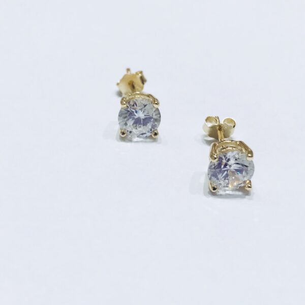 Caravanas Goldplated plata 925