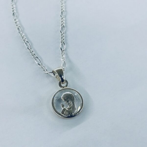 Conjunto Plata 925 Virgen Niña