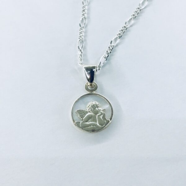 Conjunto Plata 925 Angel de la Guarda