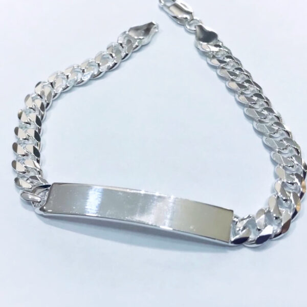 Pulsera Chapa para Grabado Plata 925