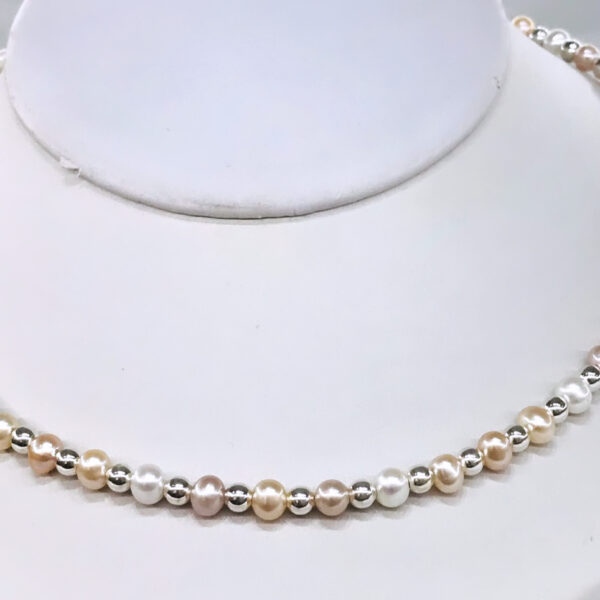 Cadena Perla Plata 925