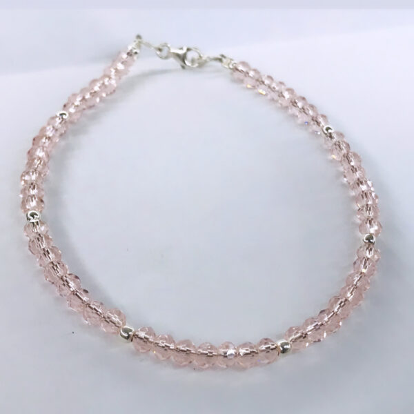 Pulsera Cristal Checo Plata 925