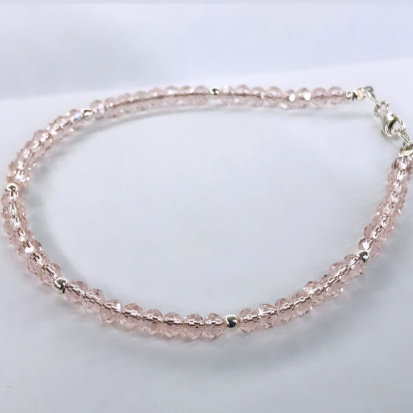 Pulsera Cristal Checo Plata 925