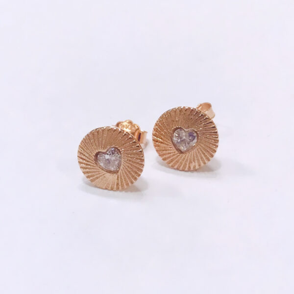 Caravana Rosegold Plata 925