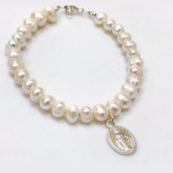 Pulsera Perla Plata 925