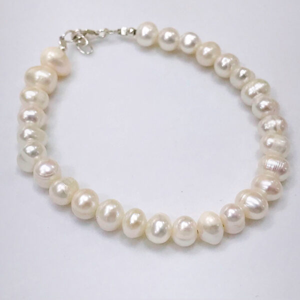 Pulsera Perla Plata 925