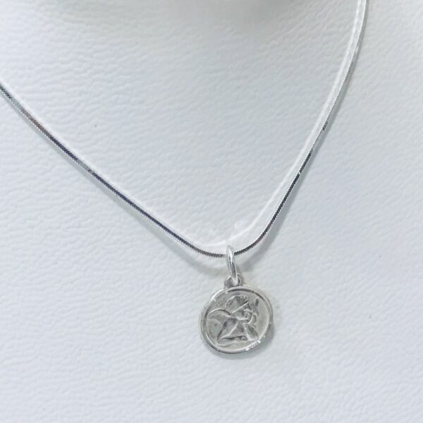 Medalla Religiosa Plata 925 Angel