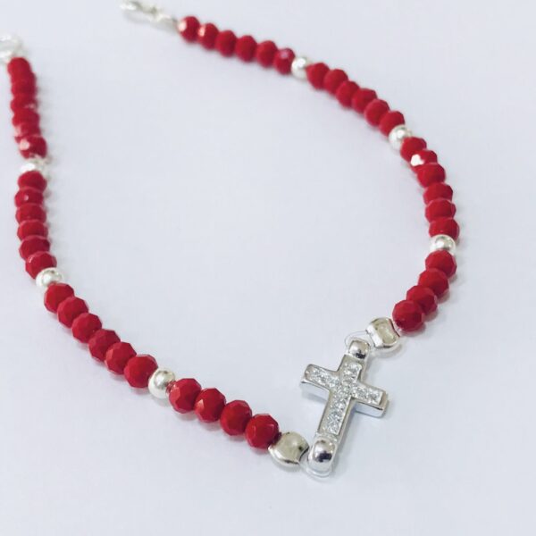 Pulsera Cristal Checo Plata 925