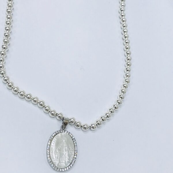 Medalla Plata 925 Virgen Milagrosa
