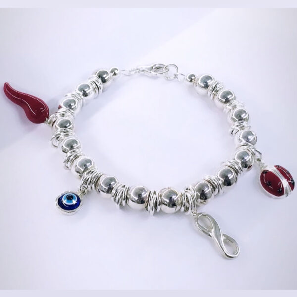 Pulsera Bolita Plata 925