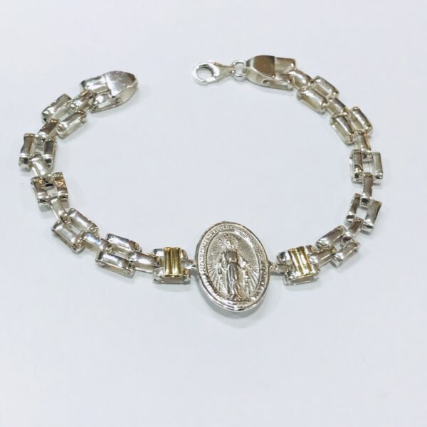 Pulsera Plata y Oro Milagrosa
