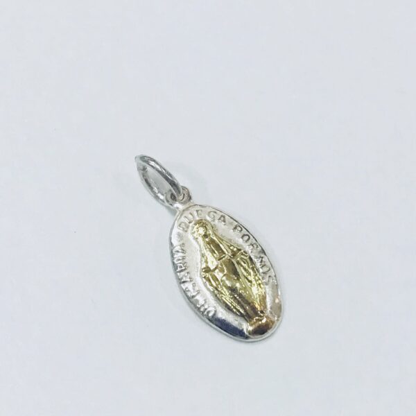 Medalla Religiosa Plata y Oro Milagrosa