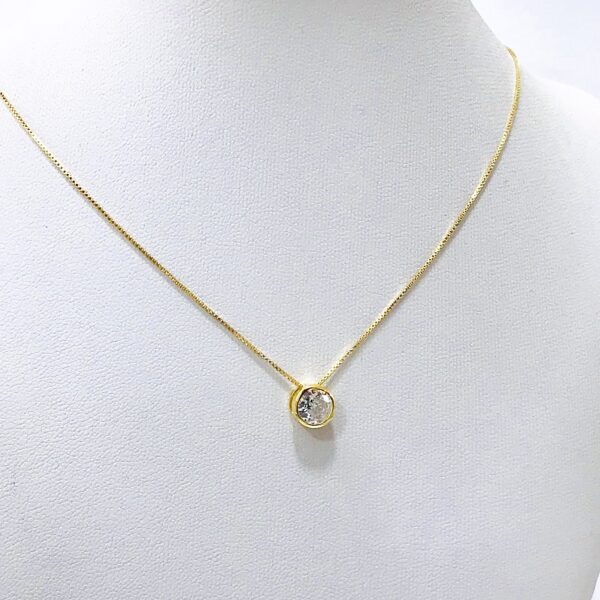 Conjunto Goldplated Plata 925 Punto de Luz