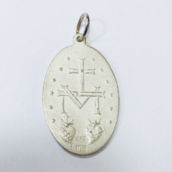 Medalla Religiosa Plata 925 Virgen Milagrosa