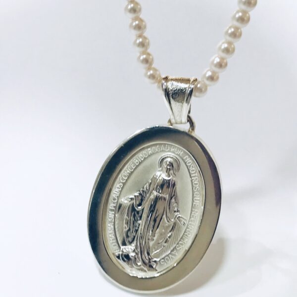 Cadena Perla Plata 925