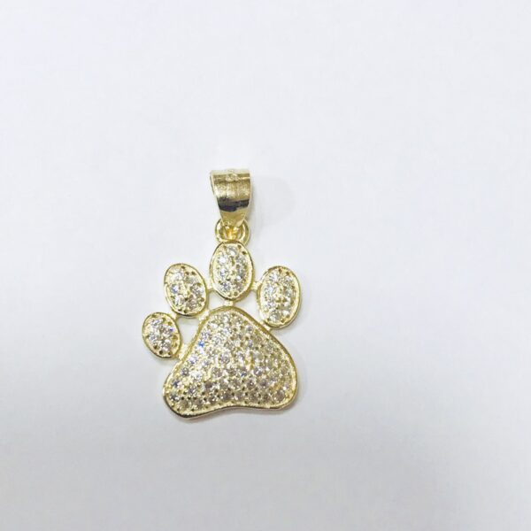 Dije Goldplated Plata 925 Huella