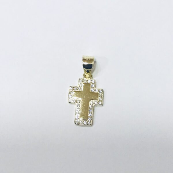 Cruz Goldplated Plata 925