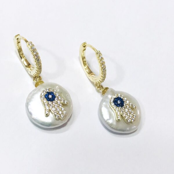 Aro Goldplated Plata 925 Mano Fátima