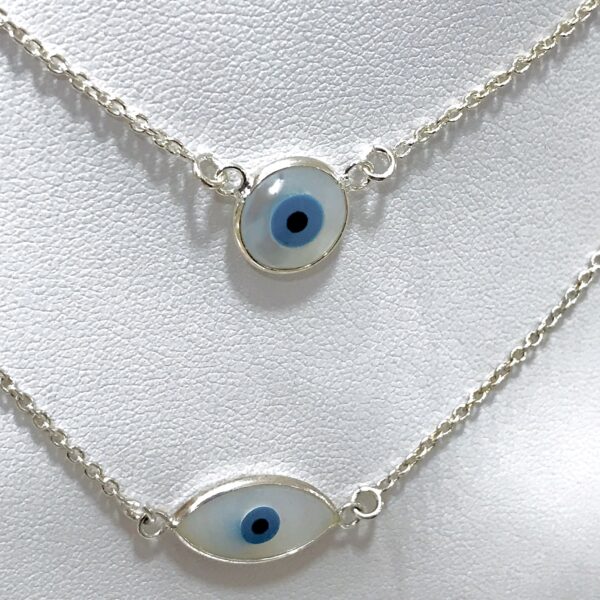 Conjunto Plata 925 Ojo Turco