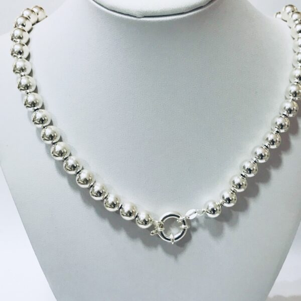 Cadena Bolita Plata 925