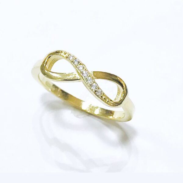 Anillo Goldplated Plata 925 Infinito
