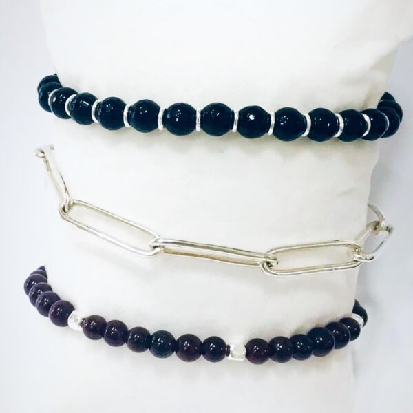 Pulsera Piedra Natural Plata 925