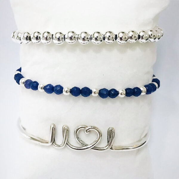 Pulsera Cristal Checo Plata 925