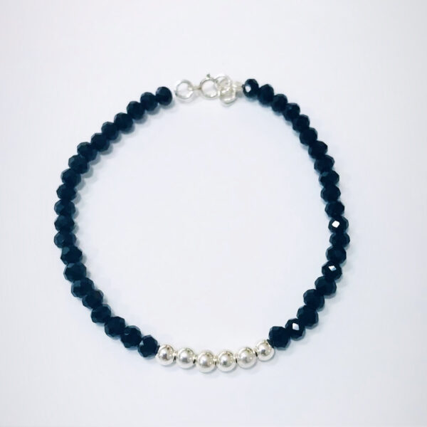 Pulsera Cristal Checo Plata 925