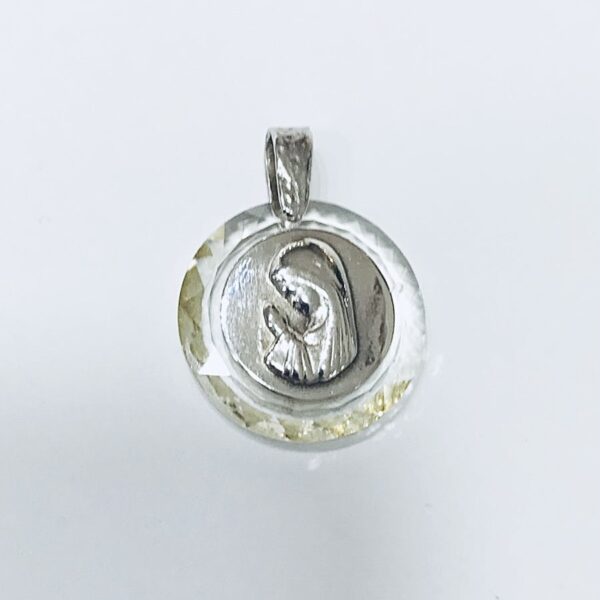 Medalla Religiosa Plata 925 Virgen Niña