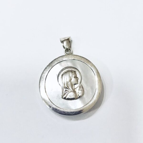 Medalla Religiosa Plata 925 Virgen Niña