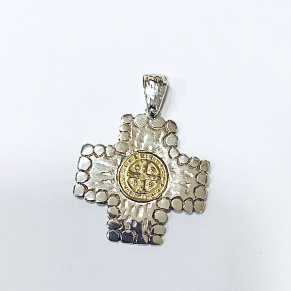 Cruz Plata y Oro San Benito